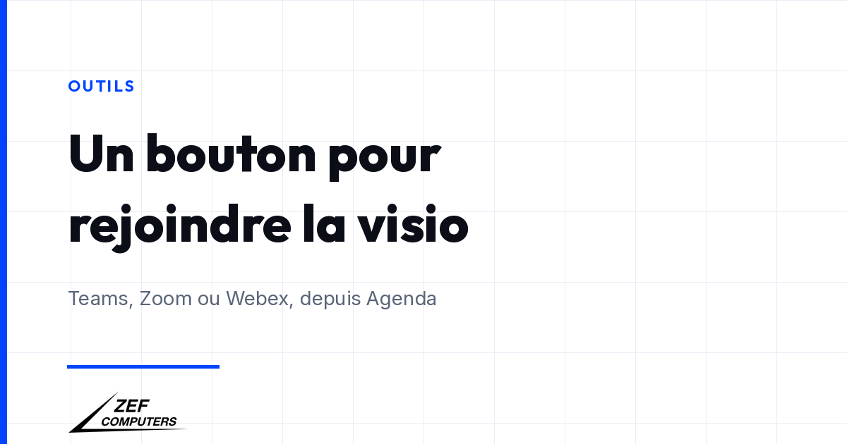 Google Agenda : un bouton pour rejoindre la visio Teams ou Zoom